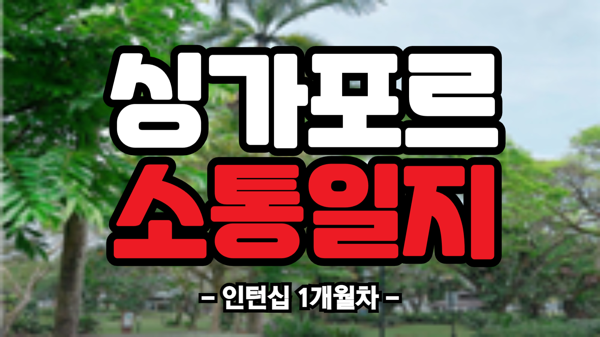 [싱가포르] 인턴십 1개월차 (25/03/31~25/04/06)